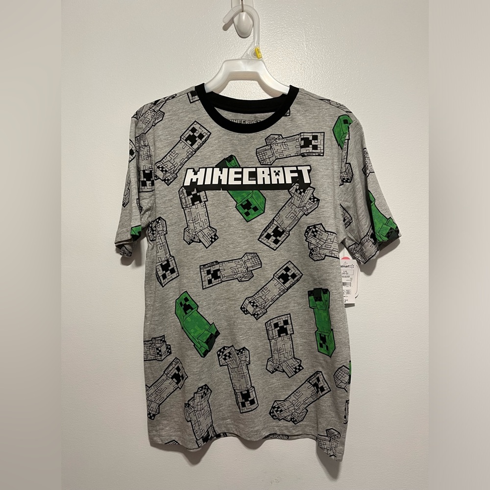 NWT Cotton Minecraft Kids SZ L (10-12) short sleeve t-shirt